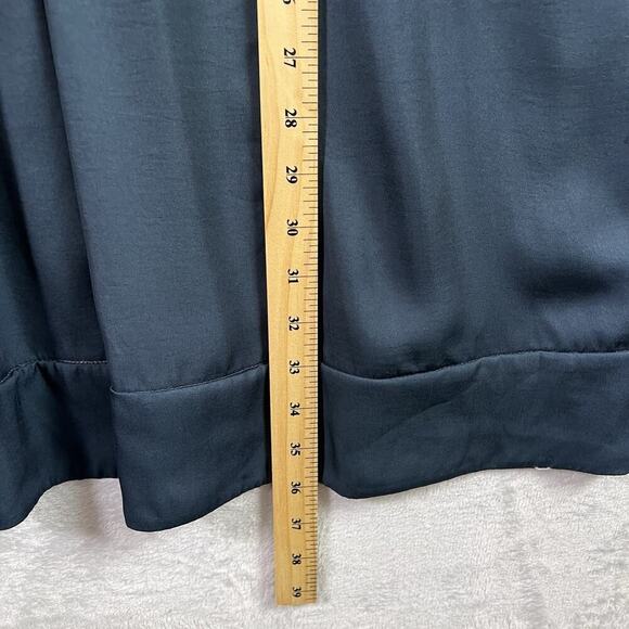 Maeve Anthropologie Velvet Dress Size Medium Green Mini Short Sleeve Tunic - Picture 6 of 14